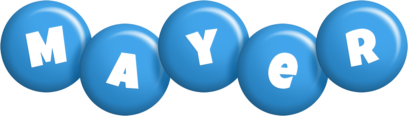 Mayer candy-blue logo
