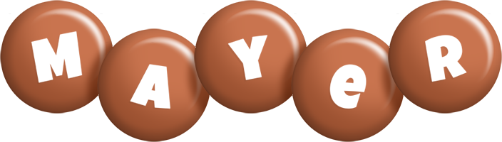 Mayer candy-brown logo