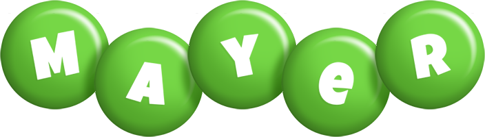 Mayer candy-green logo