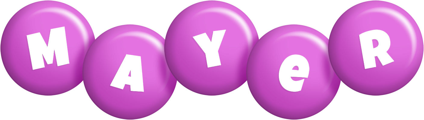 Mayer candy-purple logo