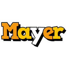Mayer cartoon logo