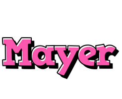Mayer girlish logo