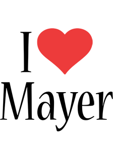 Mayer i-love logo
