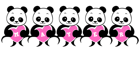 Mayer love-panda logo