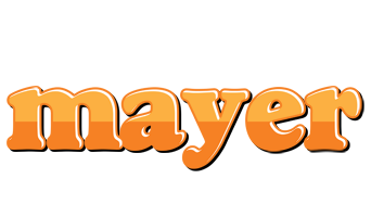 Mayer orange logo