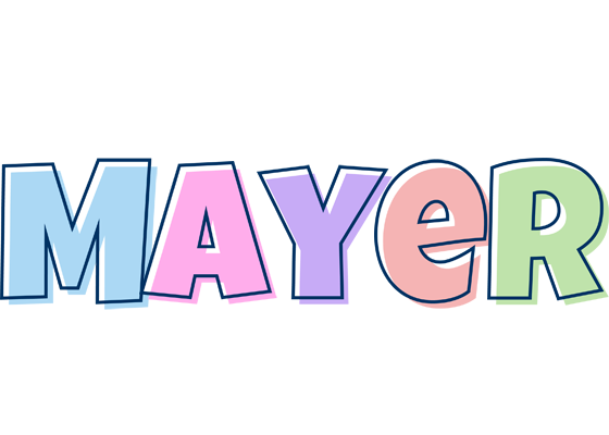 Mayer pastel logo