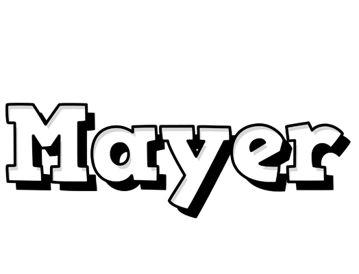 Mayer snowing logo