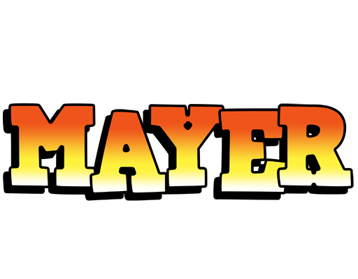 Mayer sunset logo