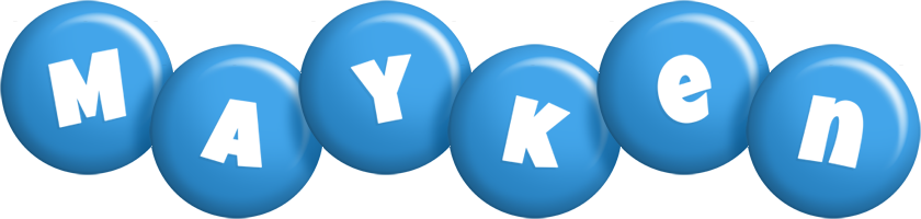 Mayken candy-blue logo