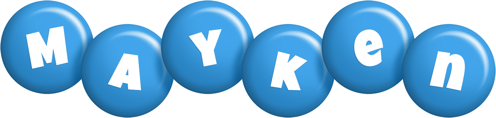 Mayken candy-blue logo