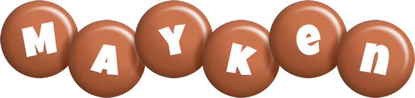 Mayken candy-brown logo