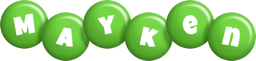 Mayken candy-green logo