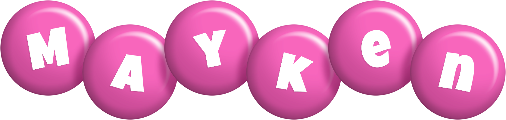 Mayken candy-pink logo