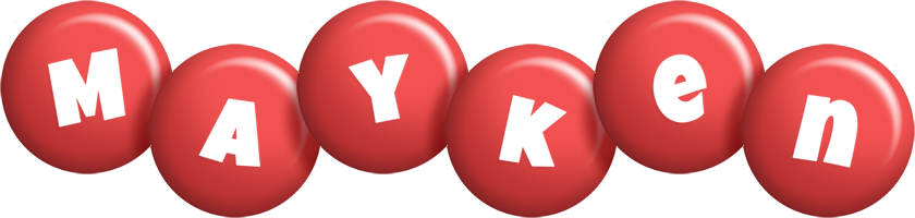 Mayken candy-red logo