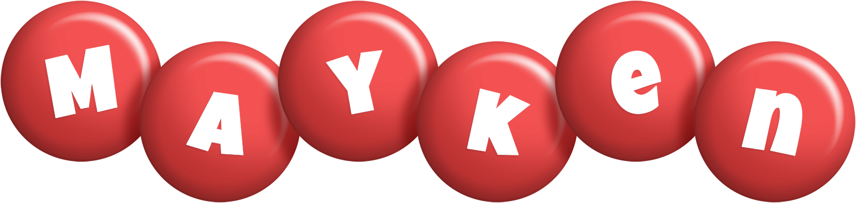 Mayken candy-red logo