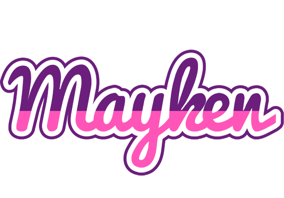 Mayken cheerful logo