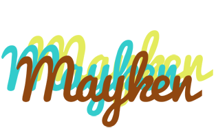 Mayken cupcake logo