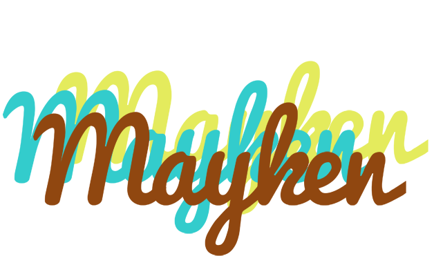 Mayken cupcake logo