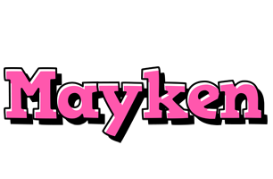 Mayken girlish logo