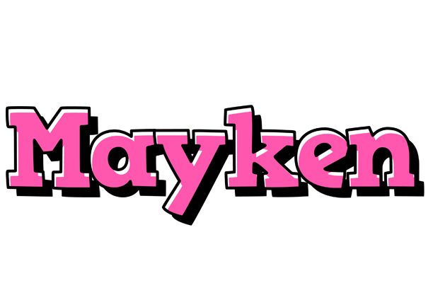 Mayken girlish logo