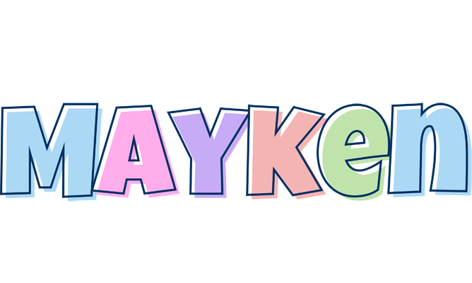 Mayken pastel logo