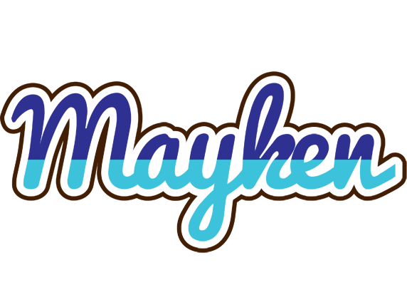 Mayken raining logo