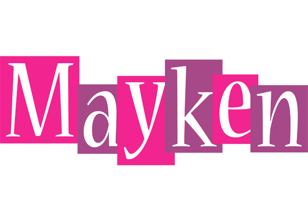 Mayken whine logo