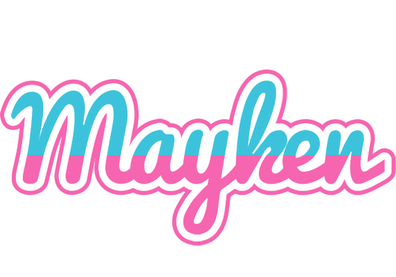 Mayken woman logo