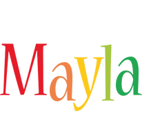 Mayla birthday logo