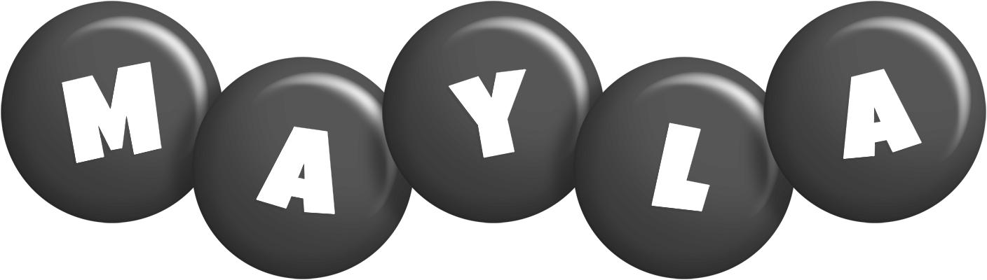 Mayla candy-black logo