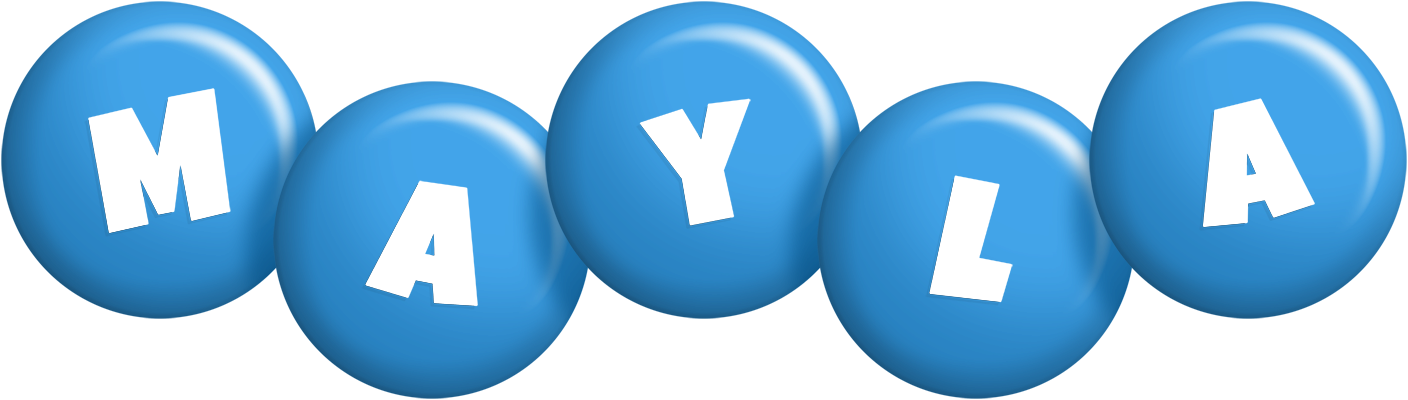 Mayla candy-blue logo