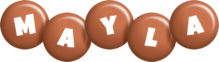 Mayla candy-brown logo