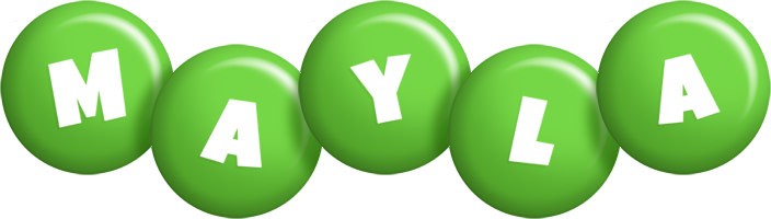 Mayla candy-green logo