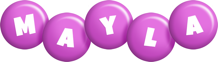 Mayla candy-purple logo