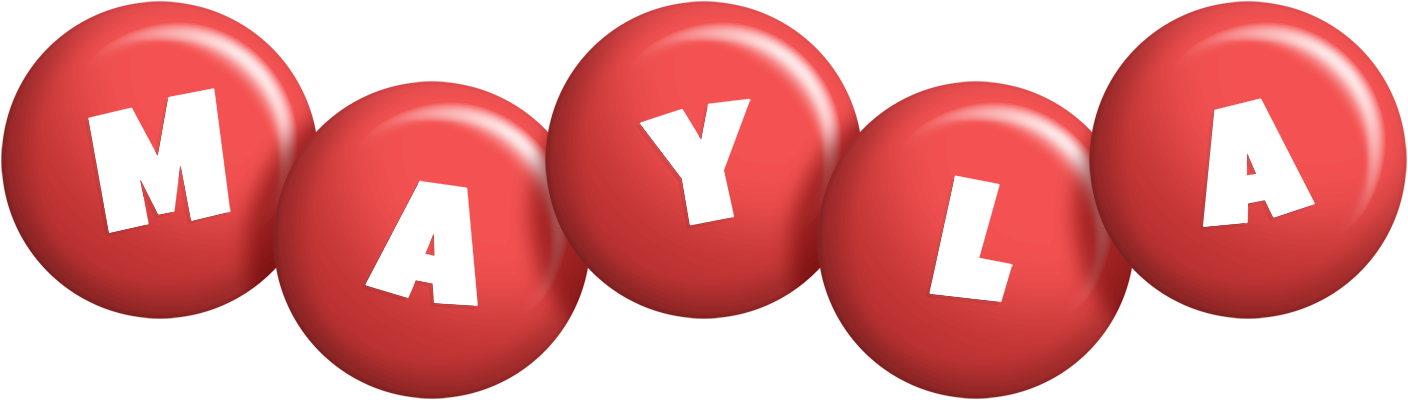 Mayla candy-red logo