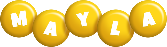 Mayla candy-yellow logo