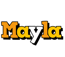 Mayla cartoon logo