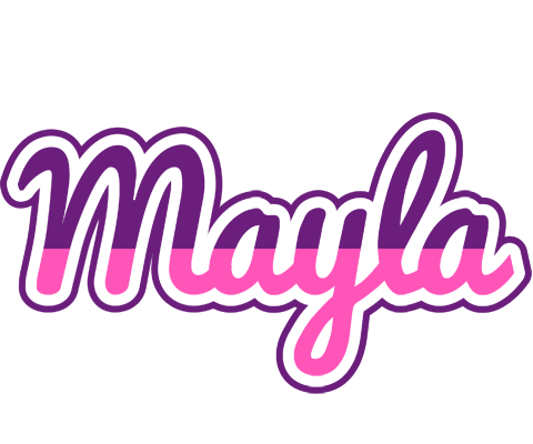 Mayla cheerful logo