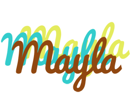 Mayla cupcake logo