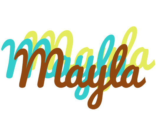 Mayla cupcake logo