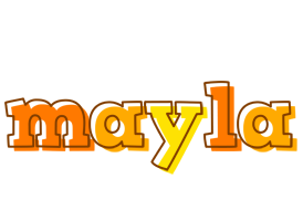 Mayla desert logo