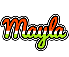 Mayla exotic logo