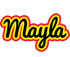 Mayla flaming logo