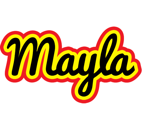 Mayla flaming logo