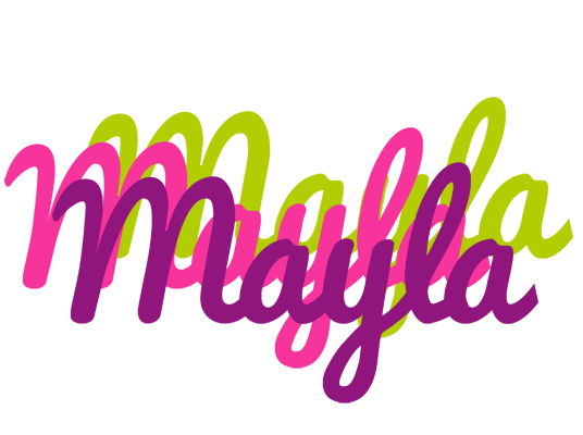Mayla flowers logo