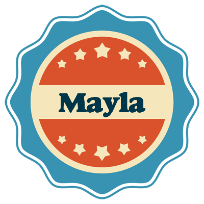 Mayla labels logo