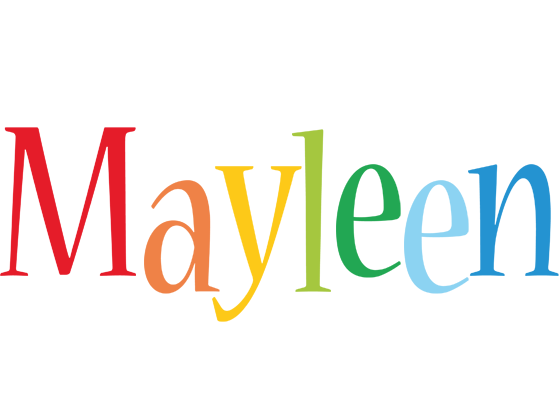 Mayleen birthday logo