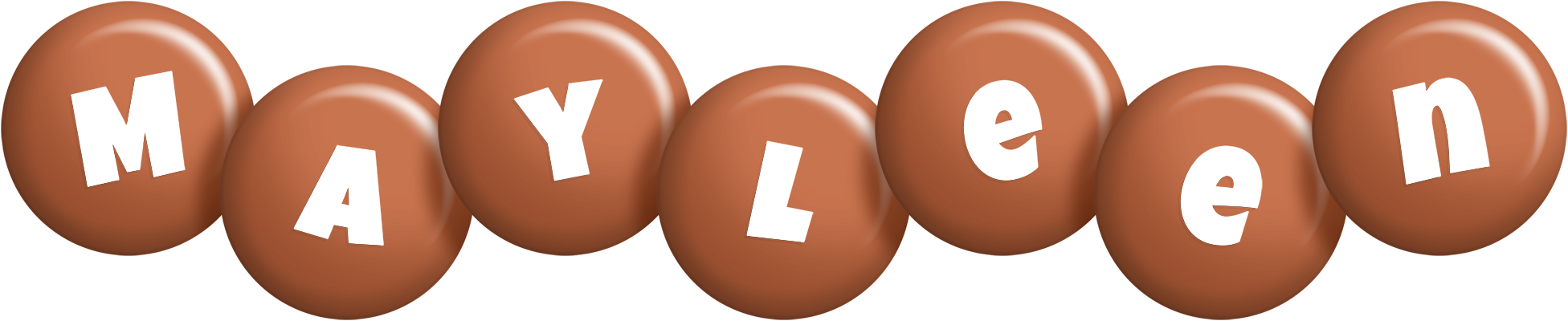 Mayleen candy-brown logo