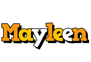 Mayleen cartoon logo