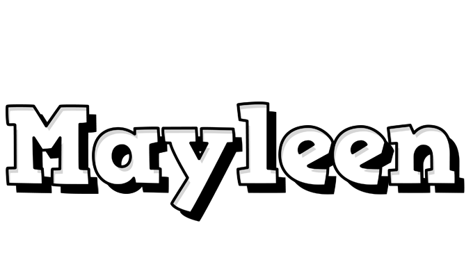 Mayleen snowing logo